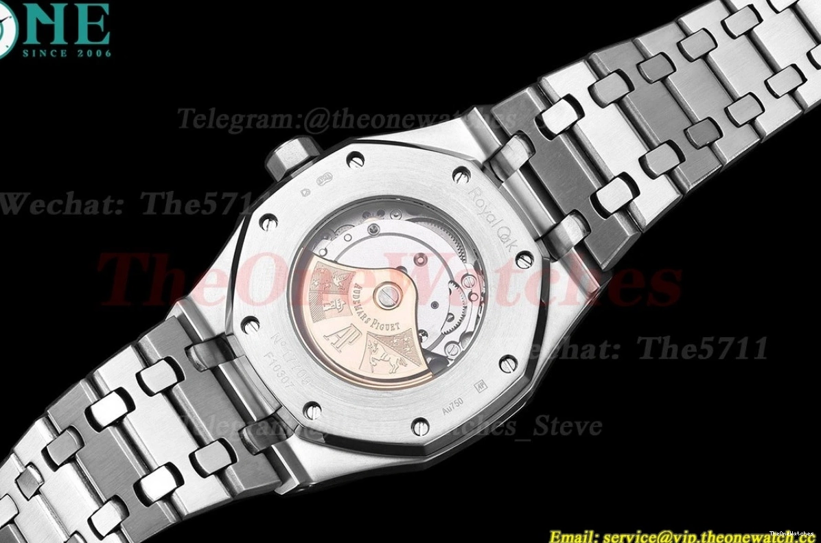 SS 41mm Dial GDF Royal Grey MY8215 15202 Oak SS 0121